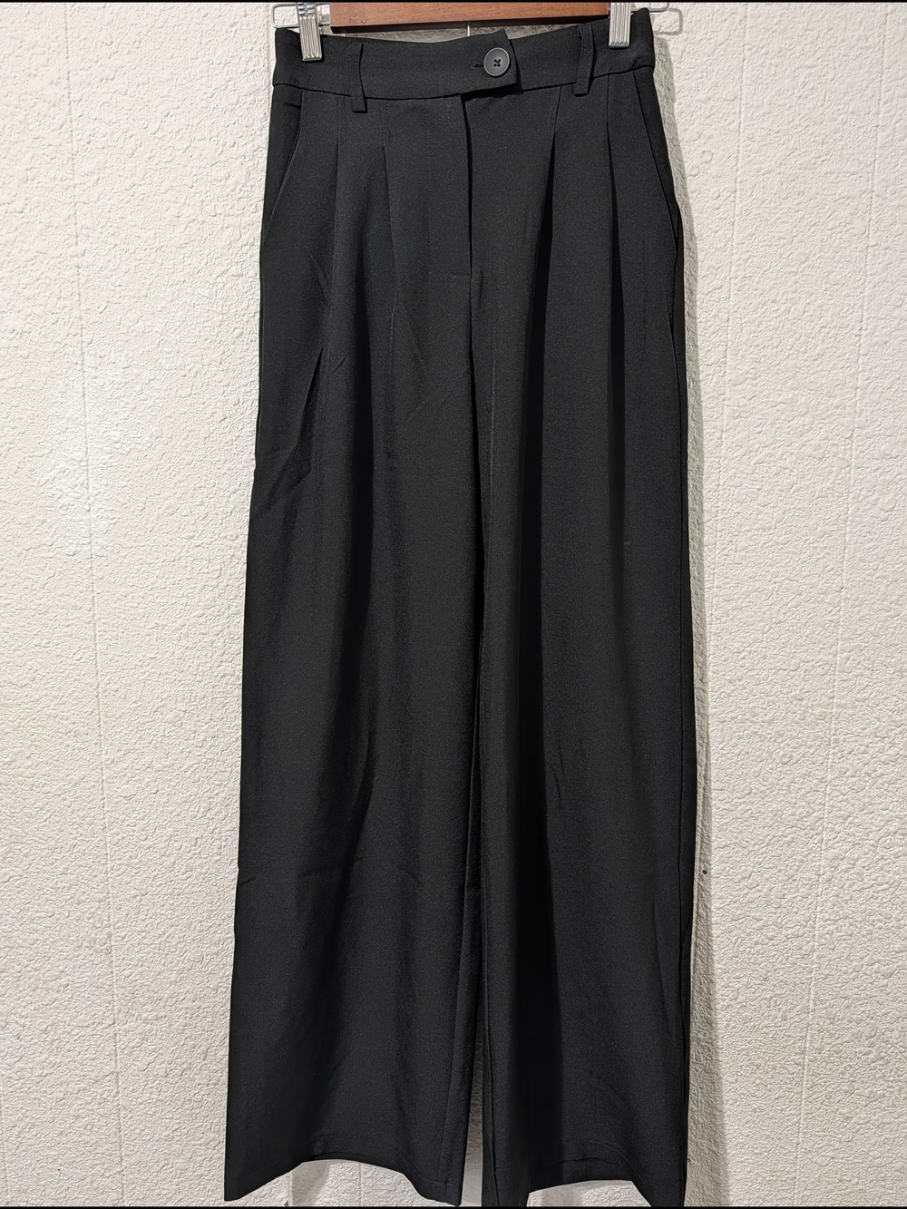 Princess Polly Black Wide Leg Pants, Size 2